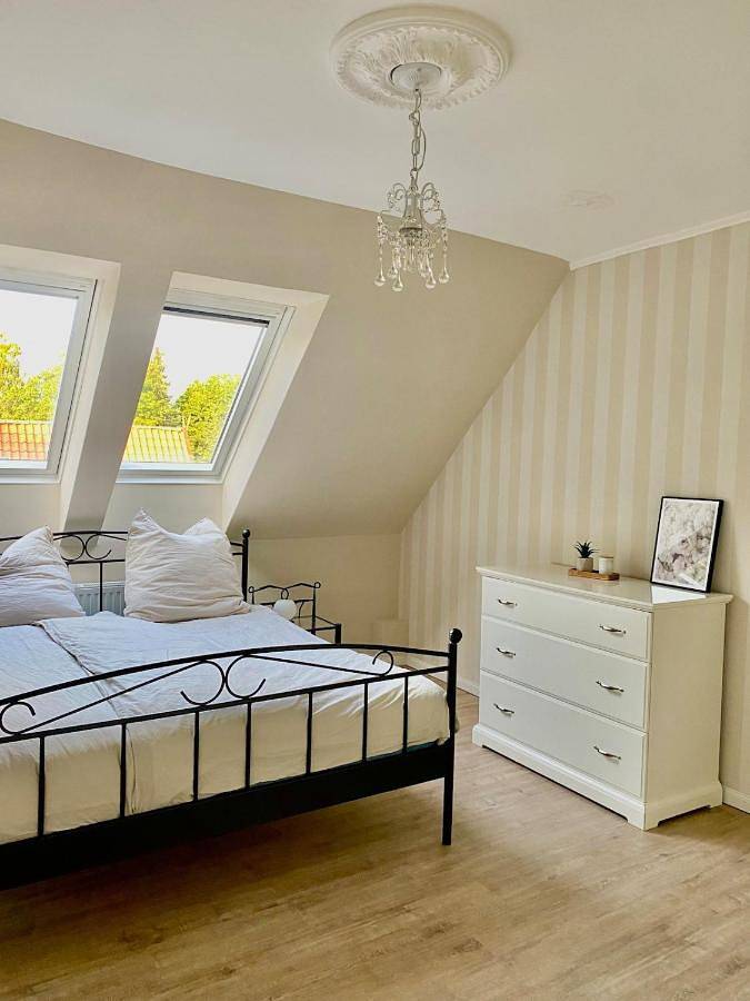 Gîte pour 4 personnes, avec jardin et vue, animaux acceptés à Bassum