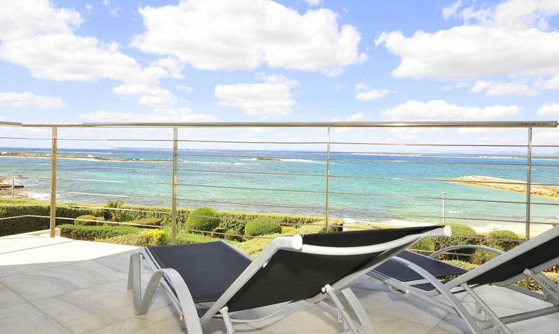 Ferienwohnung für 8 Personen, mit Balkon und Terrasse sowie Ausblick