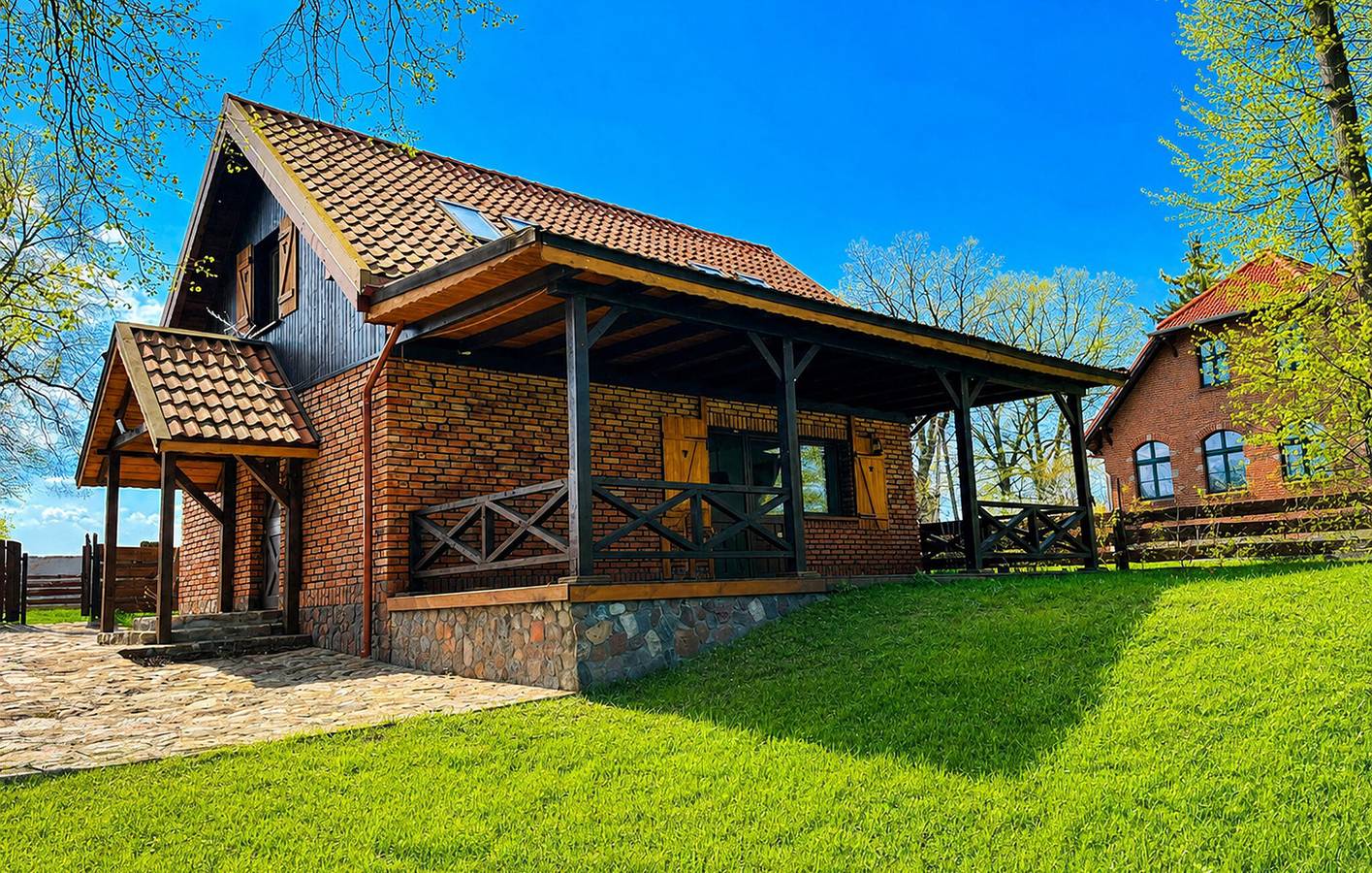 Ferienhaus für 6 Personen mit Terrasse in Ermland-Masuren