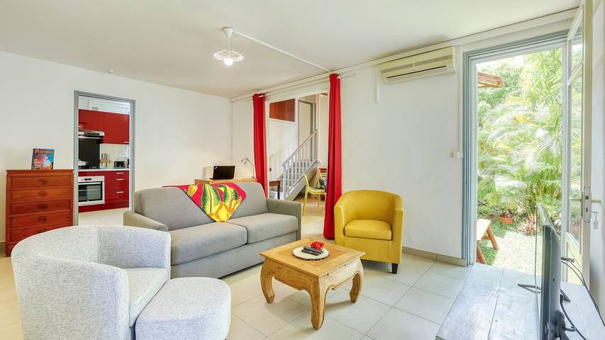 Villa pour 4 personnes, avec terrasse et jardin sur l' Île de la Réunion