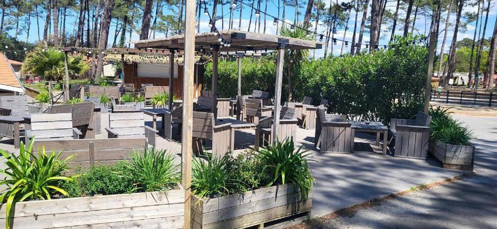 Camping pour 8 personnes, avec jacuzzi et piscine ainsi que sauna et jardin à Seignosse - 3