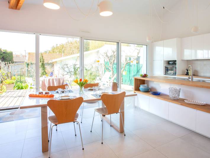 Ferienhaus für 4 Personen, mit Terrasse und Garten