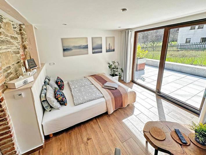 Ferienwohnung für 3 Personen, mit Ausblick und Garten - 1