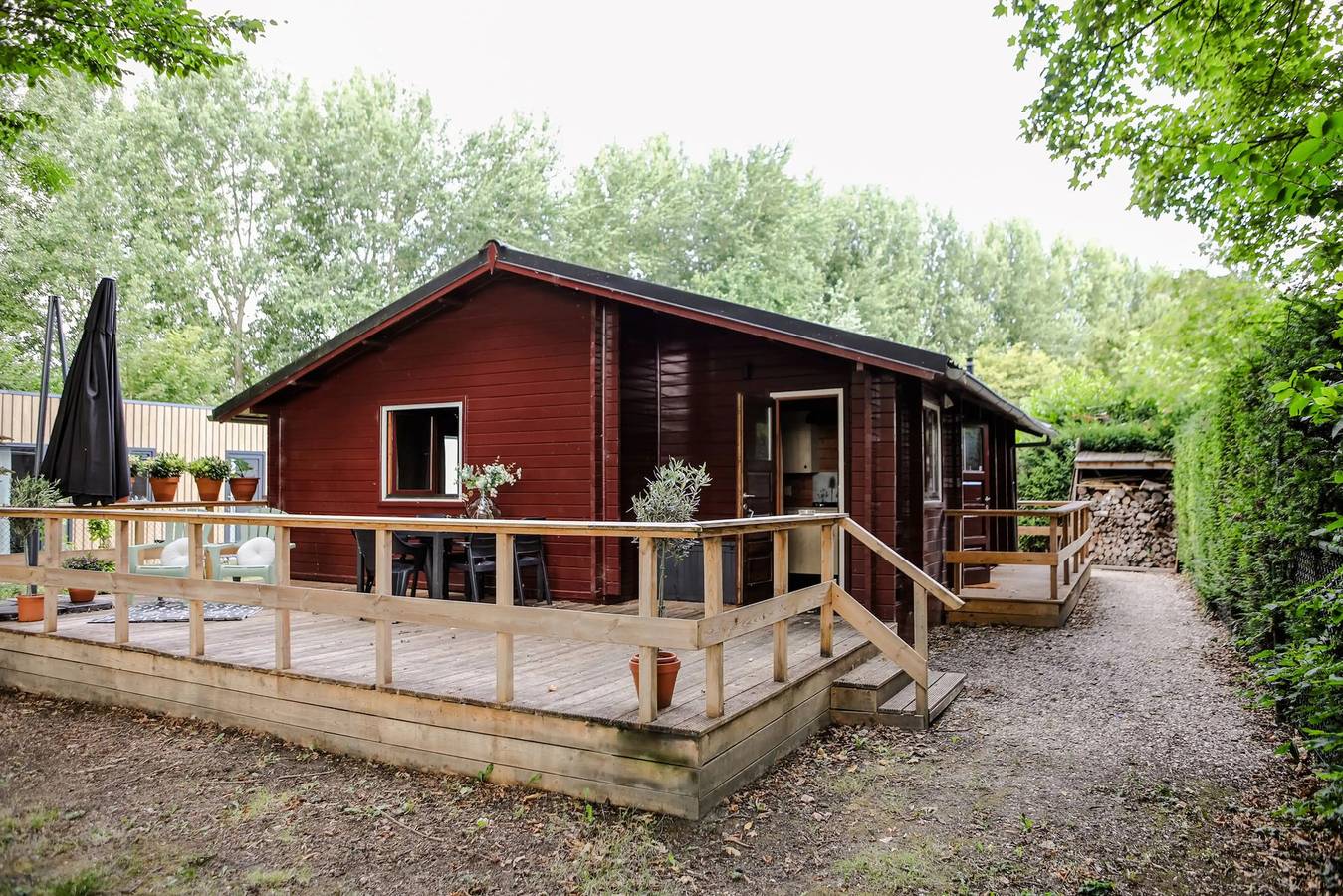 Vakantie Zeeland — Vz2612 Houten Vakantiehuis in Heinkenszand in Niederländische Nordsee