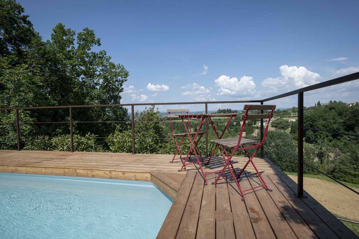 Location de vacances pour 6 personnes, avec jardin, animaux acceptés à Montaione - 4