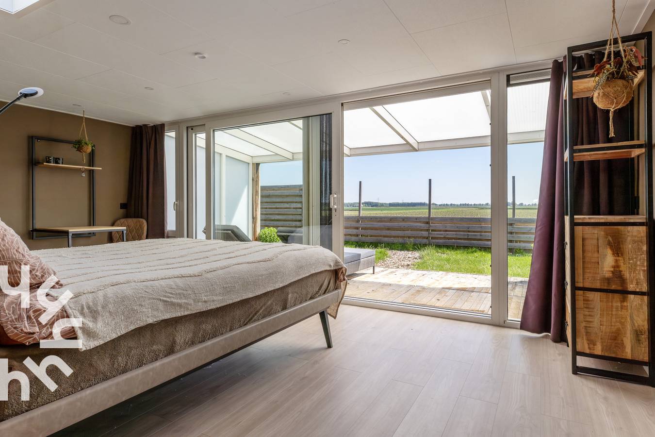 Komfortables Studio für 2 Personen mit Sauna und Spa im Freien in Kraggenburg, Flevoland in Ijsselmeer