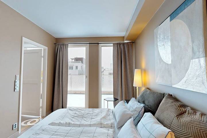 Ganze Wohnung, 3-Zimmer Penthouse im reizvollen Oslo, große private Terrasse, fantastische Aussicht in Gamle Oslo, Oslo