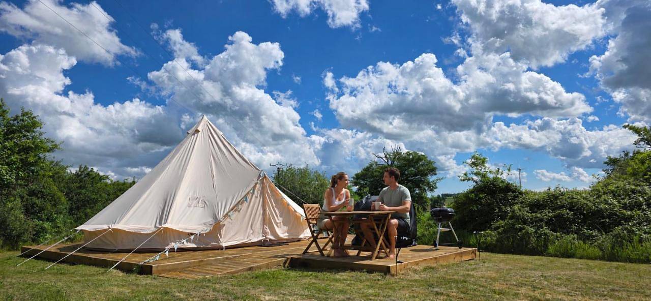 Camping le Monteil in Évaux-les-Bains, Région d'Aubussargues