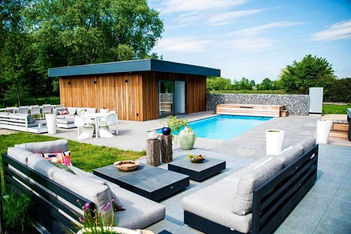 Chambre d’hôte pour 2 personnes, avec Terrasse et Jacuzzi ainsi que Jardin et Piscine à Vilvorde