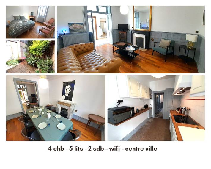 Location de vacances pour 8 personnes, avec balcon à Châteauroux