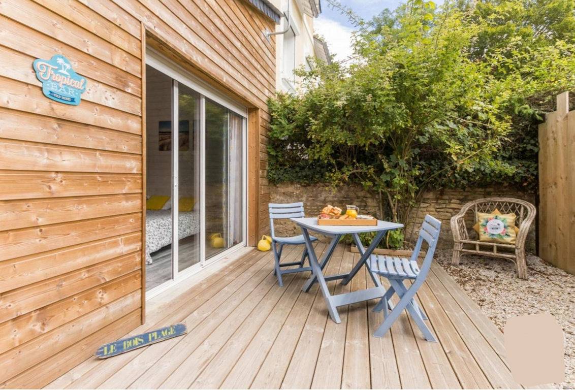 Les Pieds dans l'Eau - Chambre Bois Plage in Merville-Franceville-Plage, Région de Caen