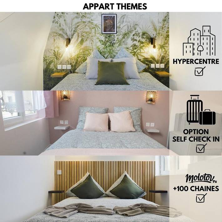 Appart’hôtel pour 2 personnes, avec Terrasse