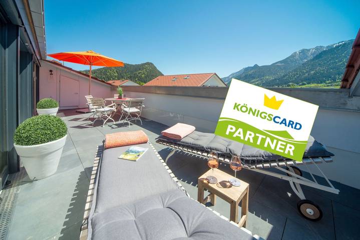 Hütte für 6 Personen, mit Balkon und Ausblick in Pfronten