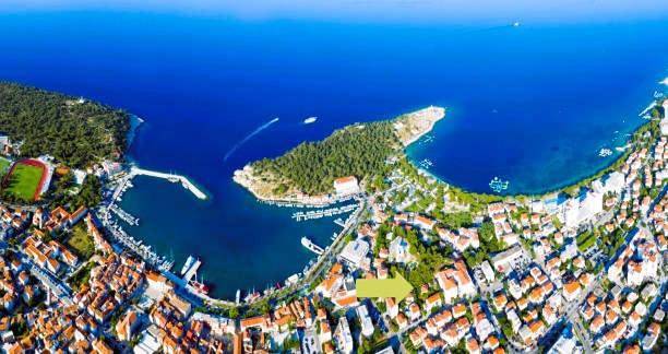 Villa für 4 Personen, mit Ausblick und Garten in Makarska