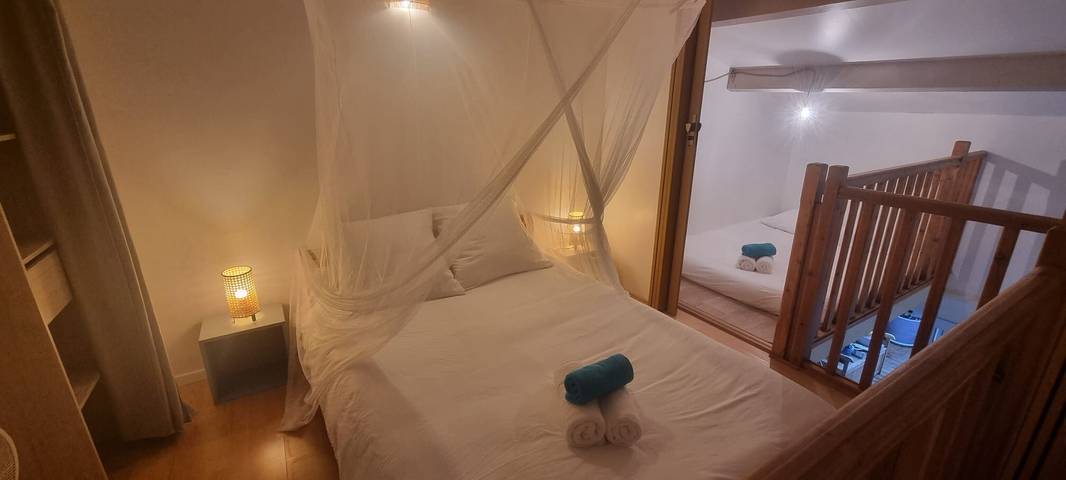 Appartement entier, Appartement 'Copains Cabanon Mer Clim Pk' avec terrasse commune et climatisation in Frontignan, Côte méditerranéenne (France)