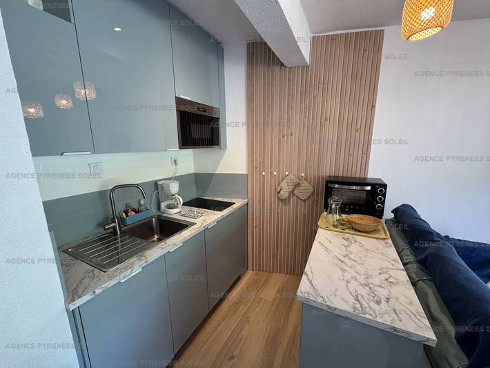 Apartamento entero, Alquiler F2 con Cabina, 46m², a Pie de Pistas, Vista Montaña, Parking Privado, Fibra Wifi in Les Angles, Parque Natural Regional de los Pirineos Catalanes