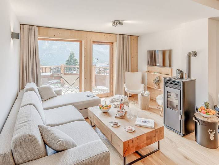 Ganze Wohnung, Champagny en Vanoise: Wohnung 6 Pers, 3 Zimmer, Balkon in Champagny-en-Vanoise, Vanoise-Massiv