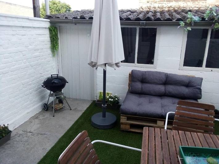 Gîte pour 4 personnes, avec terrasse à Herstal