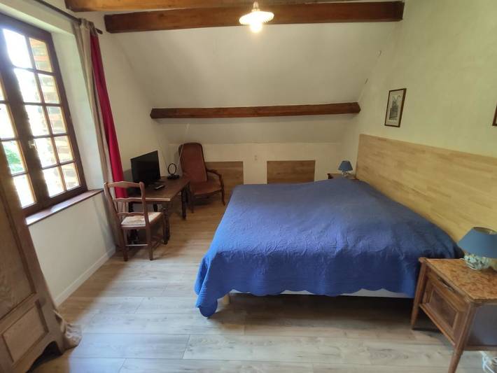 Chambre d’hôte pour 2 personnes, avec Terrasse ainsi que Jardin et Vue