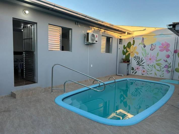 Casas e apartamentos de temporada para 10 pessoas, com jardim e piscina, com animais de estimação em São Gabriel (RS)