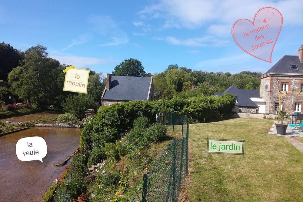 La Maison Des Sources in Veules-les-Roses, Région de Dieppe