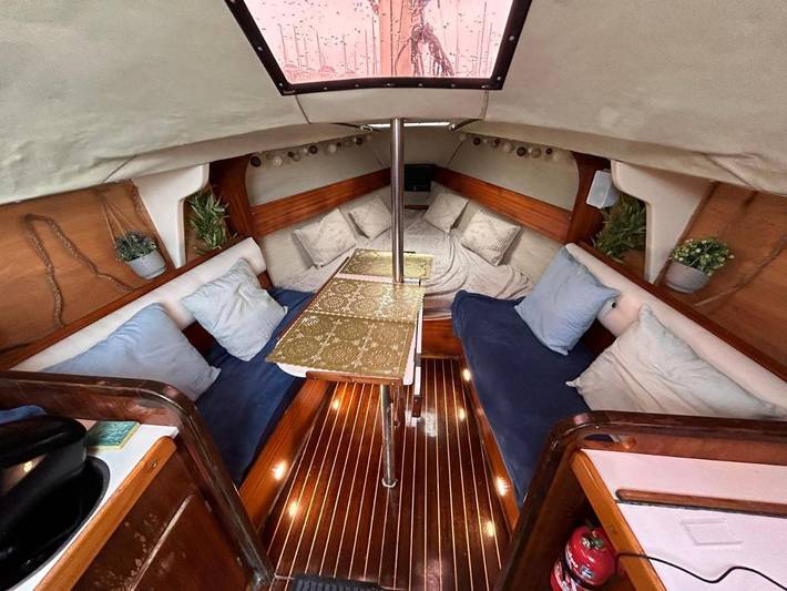 Bateau pour 4 personnes, avec terrasse et vue, animaux acceptés en Bretagne - 3