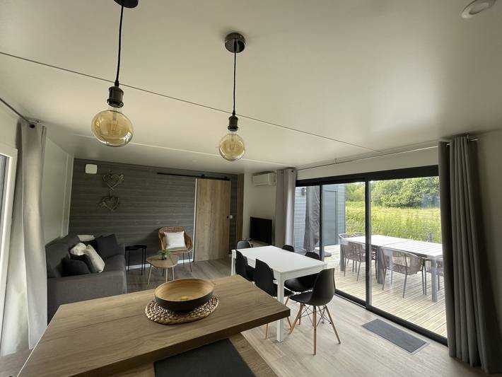 Bungalow pour 6 personnes, avec jardin et vue, animaux acceptés - 1
