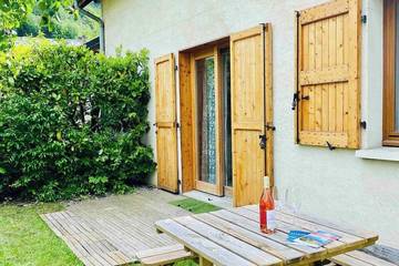 Gîte pour 4 personnes, avec jardin et balcon, animaux acceptés à Allemond
