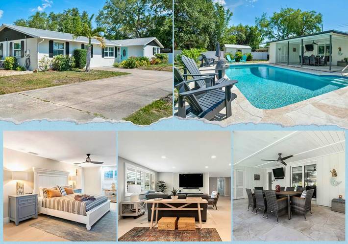 Villa for 10 people, with garden and balcony, child-friendly in Gulf Coast