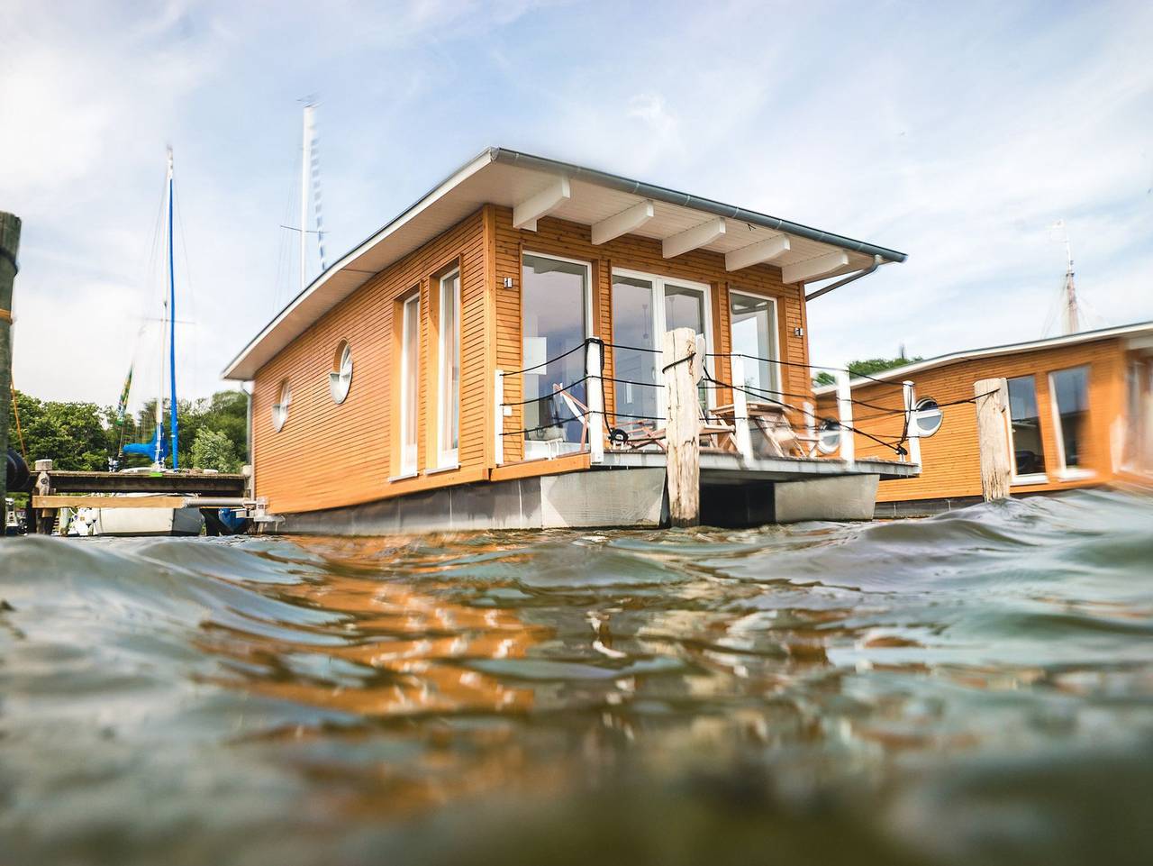 Ganze Ferienwohnung, Komforthausboot Ii in Krummin, Usedomer Norden