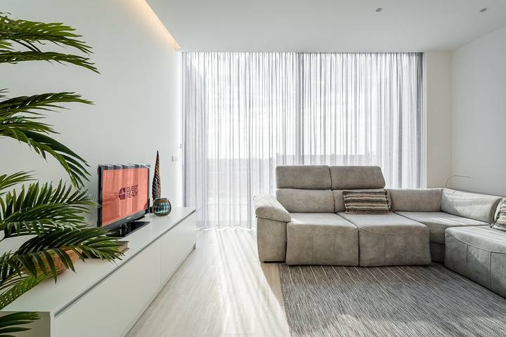 Apartamento para 2 personas, con balcón en Aveiro