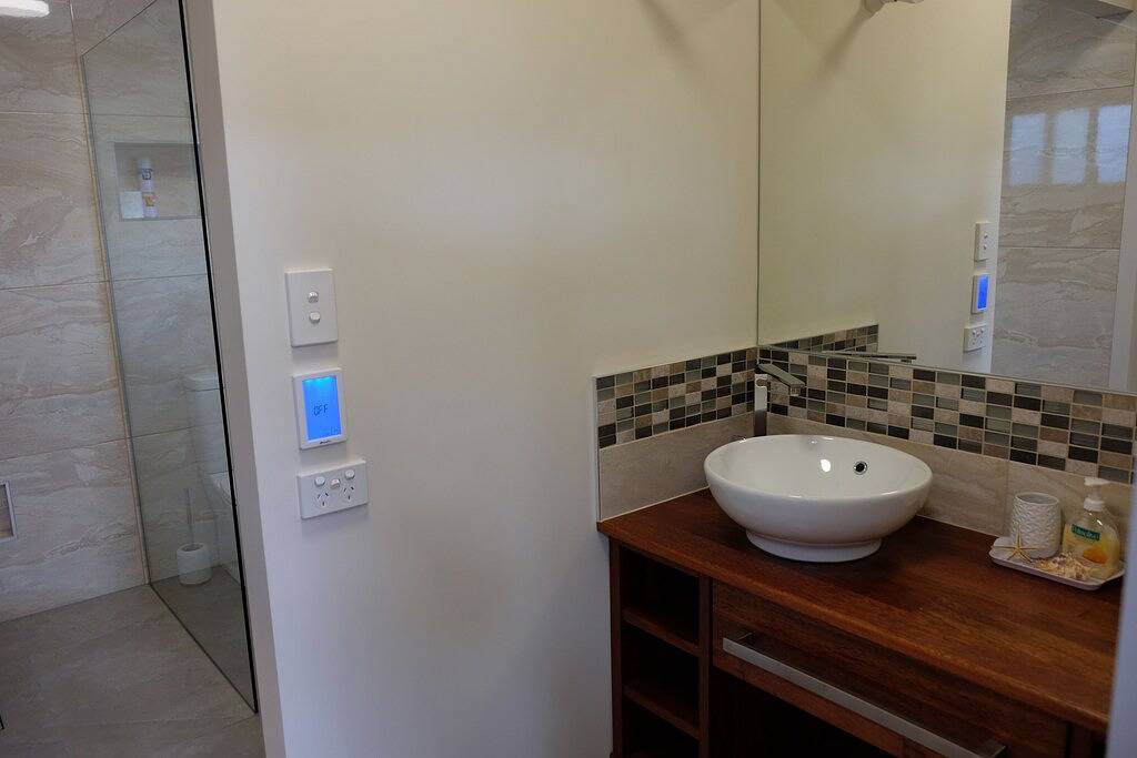 Die Tin Shed Binalong Bay, Bucht der Feuer, Tasmanien. in Tasmanien