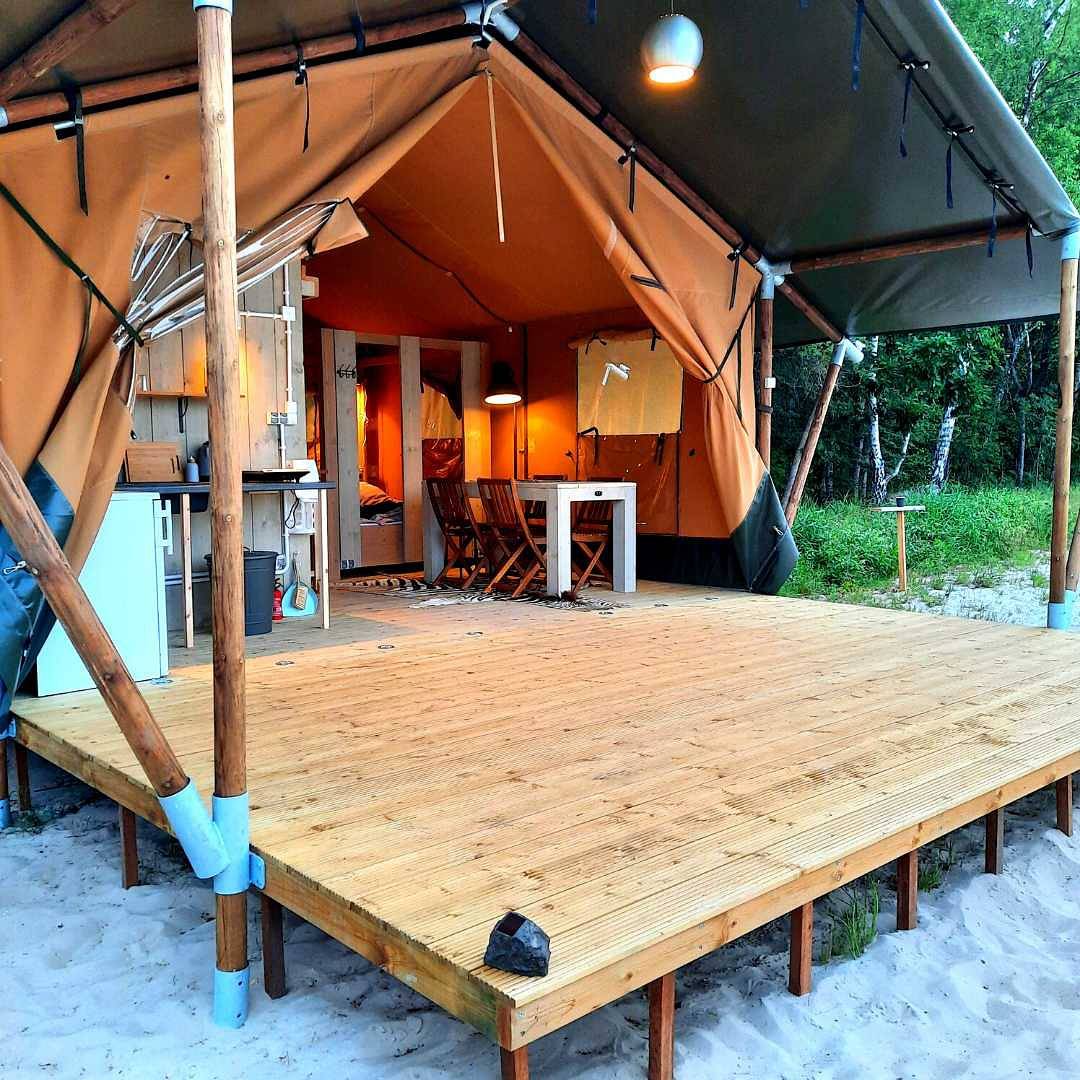 Cztery Stawy Glamp - Safari tent Sienkiewicz in Roztocze