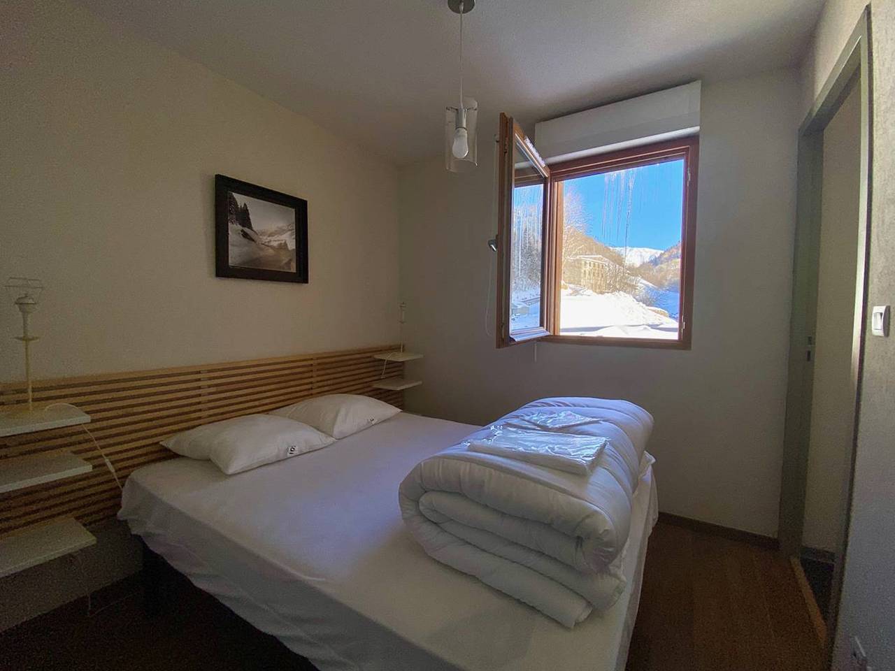 Apartamento entero, Apartamento de 2 habitaciones para 4 personas con Wifi, garaje y balcón in Sers, Parque nacional de los Pirineos