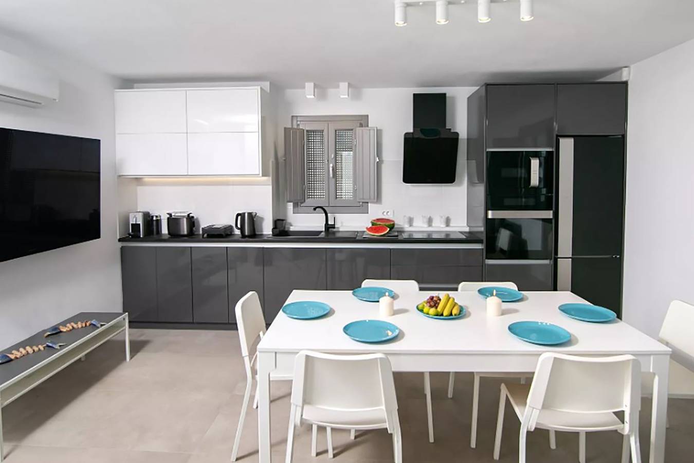 Vakantiehuis voor 6 personen met terras in Santorini