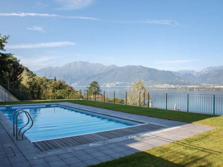 Appartamento vacanze per 4 persone, con terrazza e vista lago nonché panorama - 1