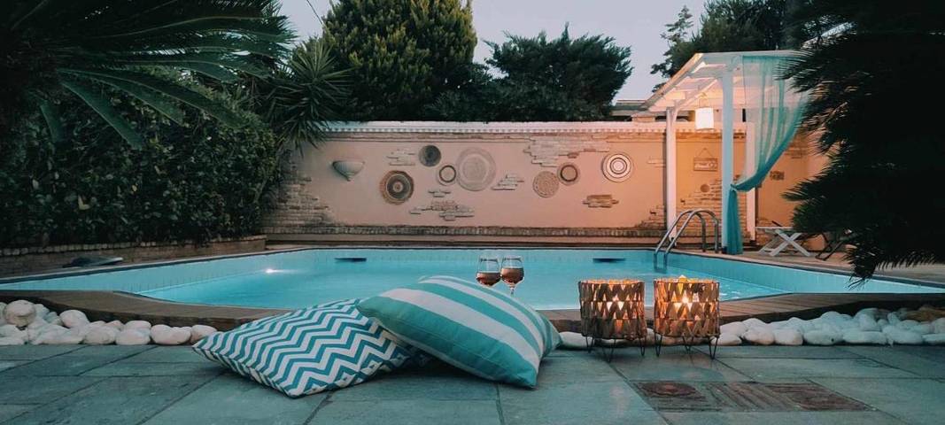 Ferienhaus für 2 Personen, mit Pool und Garten, mit Haustier - 1