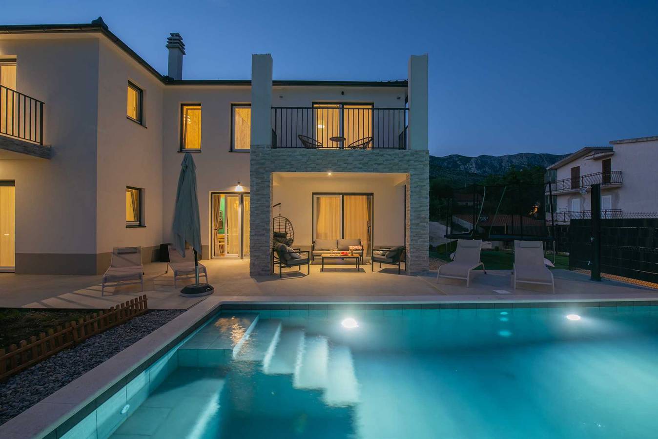 Villa for 8 personer med terrasse in Naklice, Split-Dalmatien
