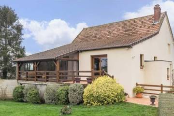 Gîte pour 6 personnes, avec jardin et balcon à Les Moutiers-en-Cinglais