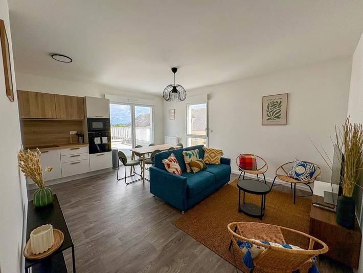 Apartamento de vacaciones para 6 personas, con vistas y terraza - 1