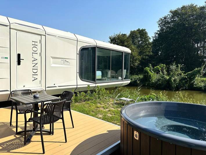 Lodge für 2 Personen, mit Sauna und Garten sowie Seeblick und Ausblick, mit Haustier in Polen - 4