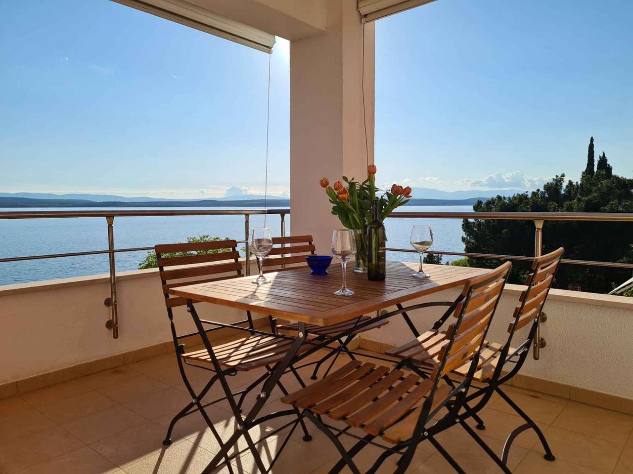 Hel semesterlägenhet, Holiday apartment with air conditioning and sea view  in Dramalj, Primorje-Gorski Kotar guovlu