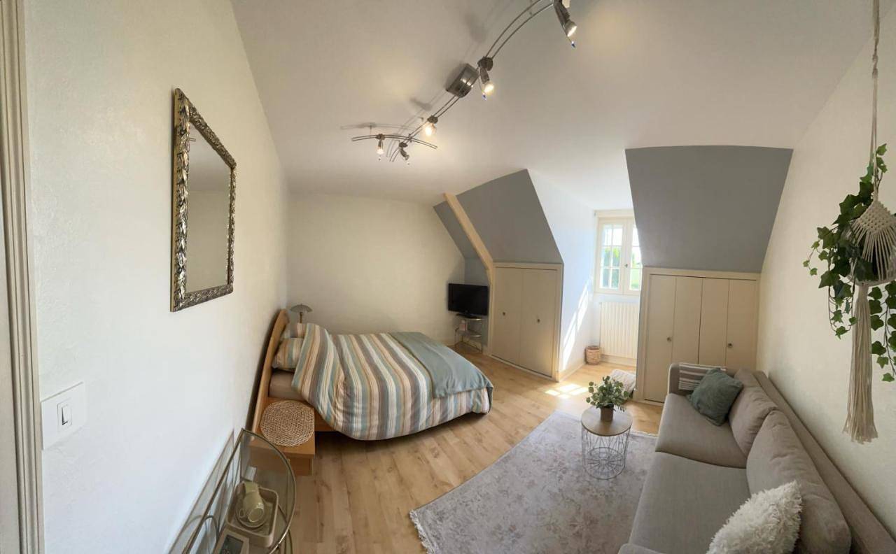 Double Room with Private Bathroom in Antrain, Fougères-Vitré