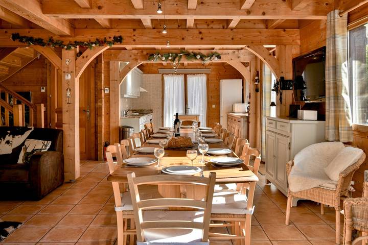 Chalet pour 15 personnes, avec balcon dans Chinaillon - 2