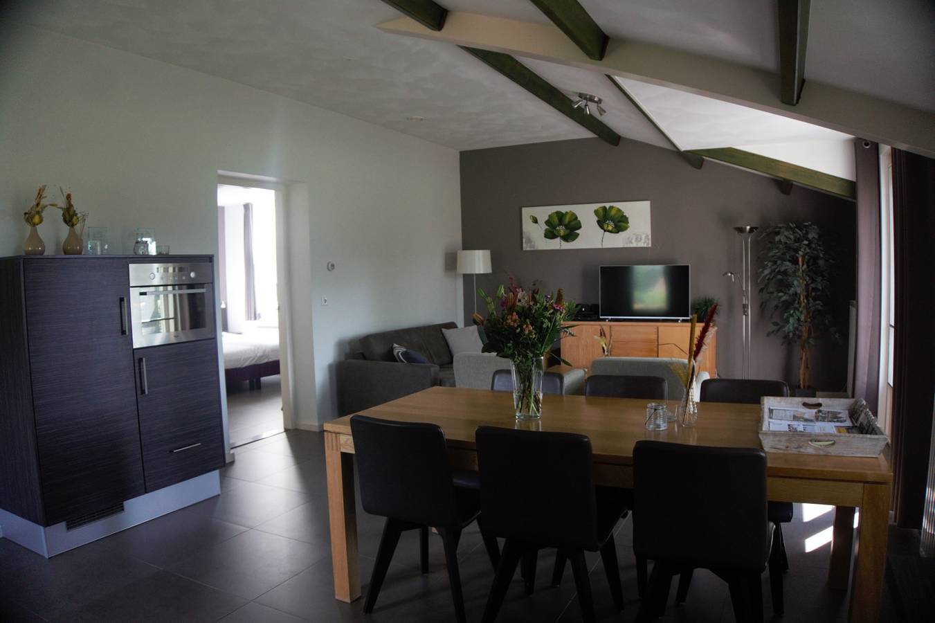 Modern ingerichte 6 persoons vakantiehuis gevestigd in een boerderij in Limburg in Limburg