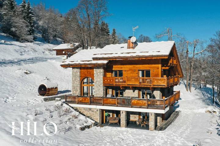 Chalet pour 12 personnes, avec sauna ainsi que jardin et piscine dans Méribel - 4