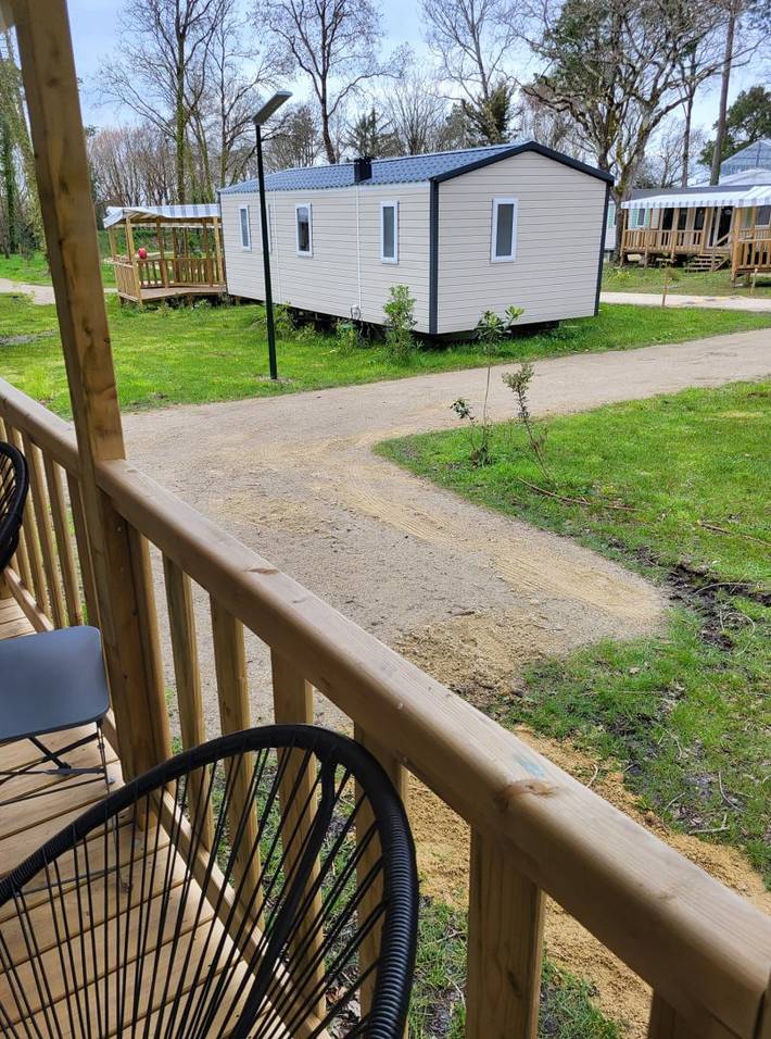 Mobil home pour 6 personnes, avec jardin ainsi que terrasse et piscine à Piriac-sur-Mer - 3