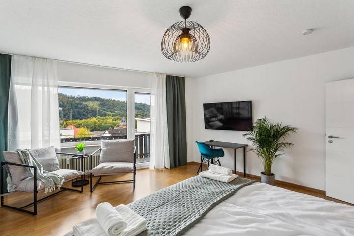 Ferienwohnung für 4 Personen, mit Balkon und Ausblick, mit Haustier in Lahn-Taunus - 4