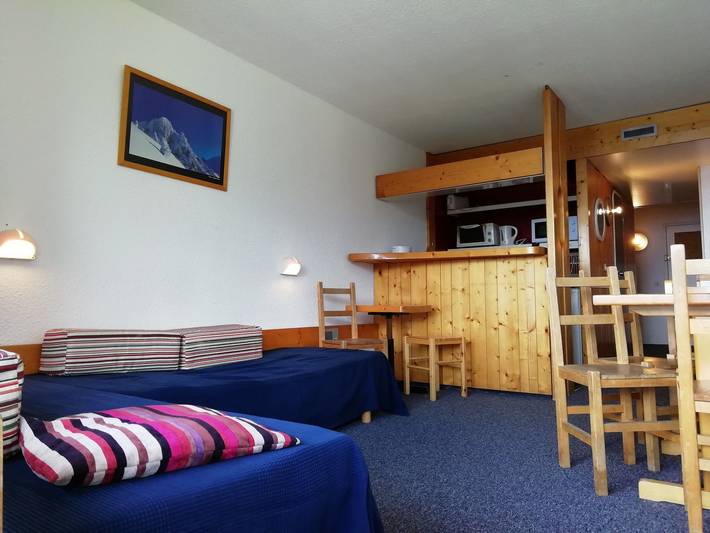 Studio pour 5 personnes, avec terrasse à Bourg-Saint-Maurice