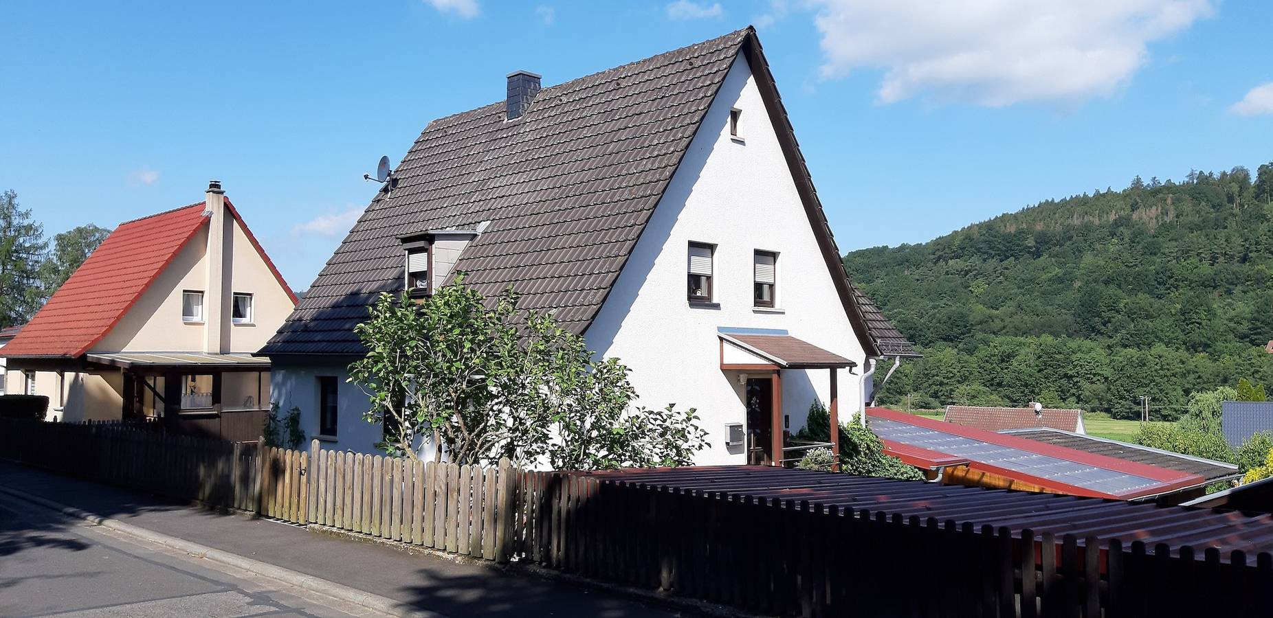 Ganze Wohnung, Ferienwohnung 'Am Radweg' mit Balkon und Wi-Fi in Zeitlofs, Rhön-Bayern